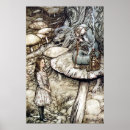 Sök efter äventyr i underland posters Arthur rackham