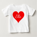 Sök efter rött bebis tshirts Namn