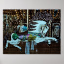 Sök efter häst karusell posters Vit