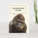 Sök efter gorilla kort Konstig
