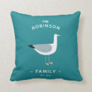 Sök efter fiskmås kuddar Nautisk