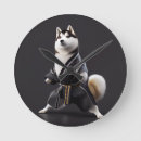 Sök efter karate klockor Husky hund