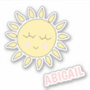 Sök efter sol tecknad klistermärken Söt