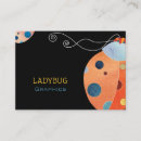 Sök efter ladybug visitkort Professionell