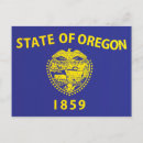 Sök efter oregon statlig flagga Illustration