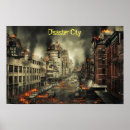 Sök efter bränning posters Svart