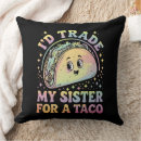 Sök efter rolig tacos kuddar Maj