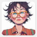 Sök efter tecknad ansikte klistermärken Människor (allmänt)