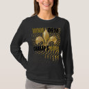Sök efter fleur de lis tshirts Guld