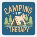 Sök efter terapi klistermärken Camping
