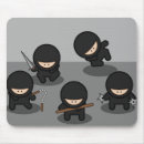 Sök efter ninjas musmattor Söt