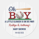 Sök efter baseball klistermärken Baby shower