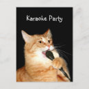Sök efter mikrofon vykort Karaoke