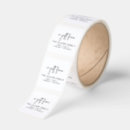 Sök efter efternamn klistermärken Minimalistisk