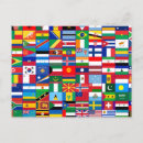 Sök efter världs flaggor vykort Flagga