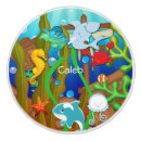 Sök efter delfin och knoppar handtag Fiska