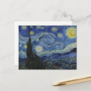 Sök efter med som starry formas vykort Post impressionist