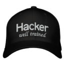 Sök efter hacker kepsar Svart