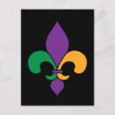 Sök efter fleur de lis vykort Tjock tisdag