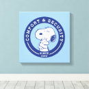 Sök efter säkerhet canvastryck Snoopisk