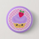 Sök efter efterrätt knappar Kawaii