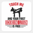 Sök efter kickboxing klistermärken Självförsvar