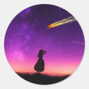 Sök efter komet klistermärken Meteor