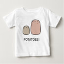 Sök efter potatis bebis tshirts Söt