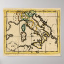 Sök efter karta av italien posters Graverad