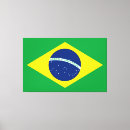 Sök efter brazil canvastryck Flagga