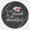 Sök efter äta middag klistermärken Thanksgiving