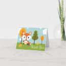 Sök efter gullig räv vykort För barn