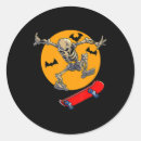 Sök efter skateboarding klistermärken Skelett