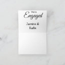 Sök efter engagement alla kort Hon sa ja