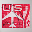 Sök efter rött flygplan posters Luftfart