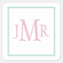 Sök efter mint klistermärken Monogrammad
