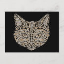 Sök efter ansikte av en katt vykort Människor (allmänt)