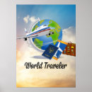 Sök efter världen reser posters Flygplan