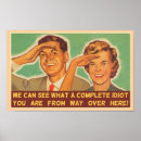 Sök efter idiot posters Vintage