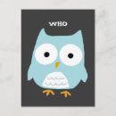 Sök efter tecknad uggla vykort Söt