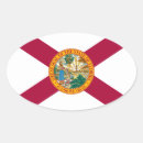 Sök efter florida ovala klistermärken Flagga