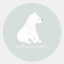 Sök efter polar björn i snö Baby shower