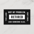 Sök efter humor visitkort Pensionerad