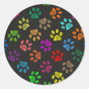 Sök efter tassar klistermärken For pets