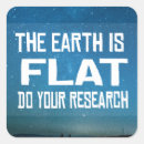 Sök efter lägenhet klistermärken Flatearth