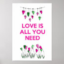 Sök efter hjärtor posters Blommor