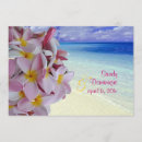 Sök efter rosa plumeria inbjudningar Strand