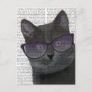 Sök efter svart katt vykort Djur