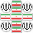 Sök efter iransk flagga klistermärken Flagga av iran