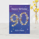 Sök efter 90 år kort För honom